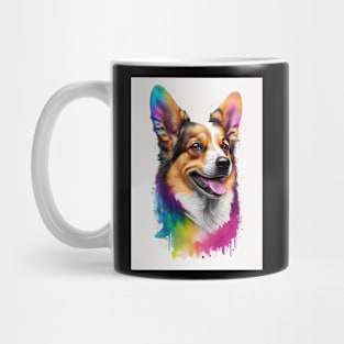 Dog head corgi Mug